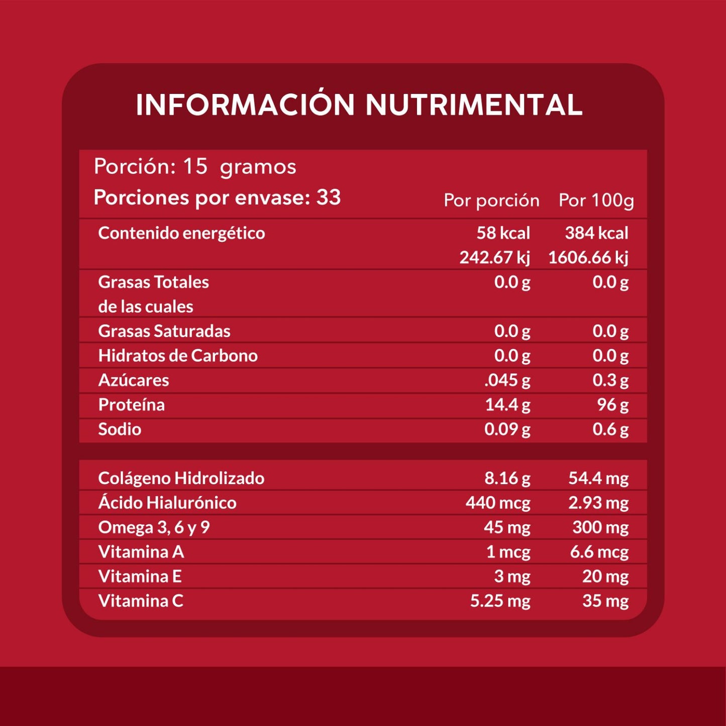 Colágeno hidrolizado sabor Coco