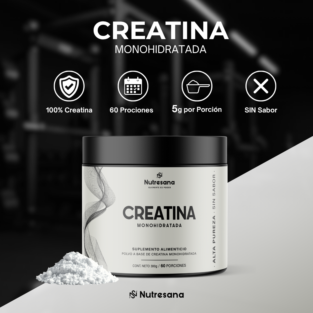 Creatina Monohidratada | 60 servicios | Alta Pureza
