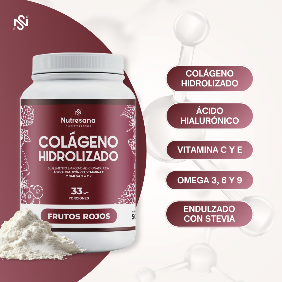 Colágeno hidrolizado sabor Frutos Rojos
