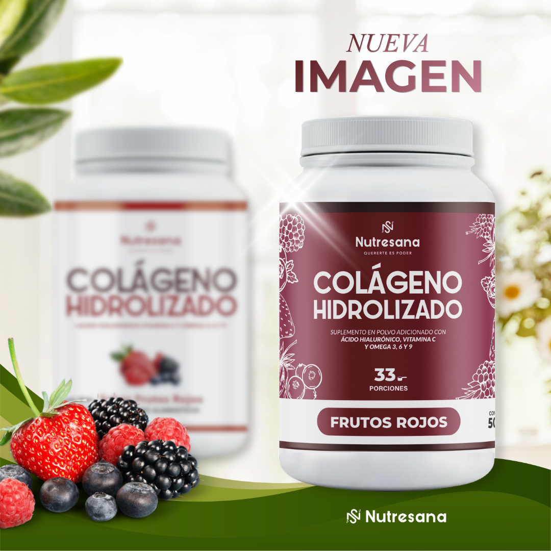 Colágeno hidrolizado sabor Frutos Rojos